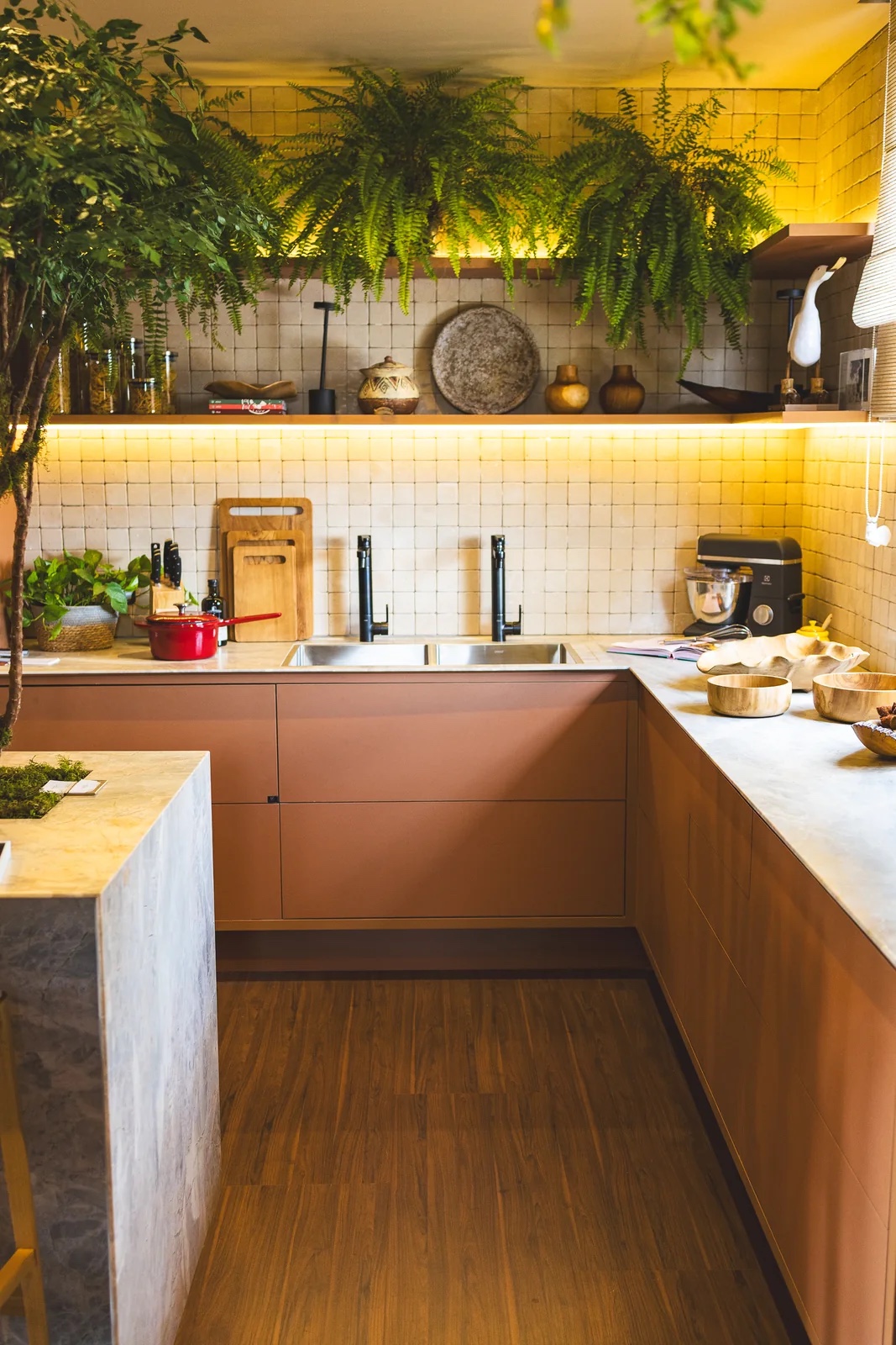 Ambiente de cozinha na CasaCor